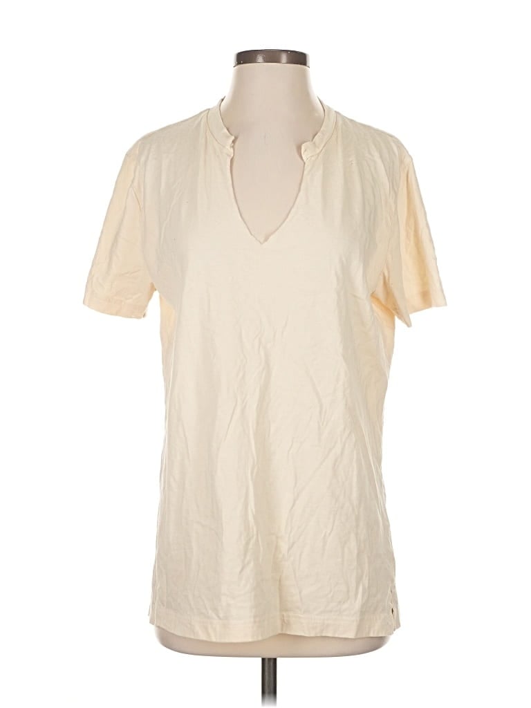 Pre-owned Victoria's Secret Pink Short Sleeve T-shirt In White