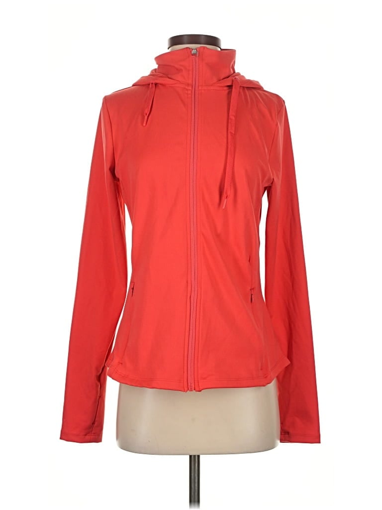 Jockey Zip Up Hoodie In Red