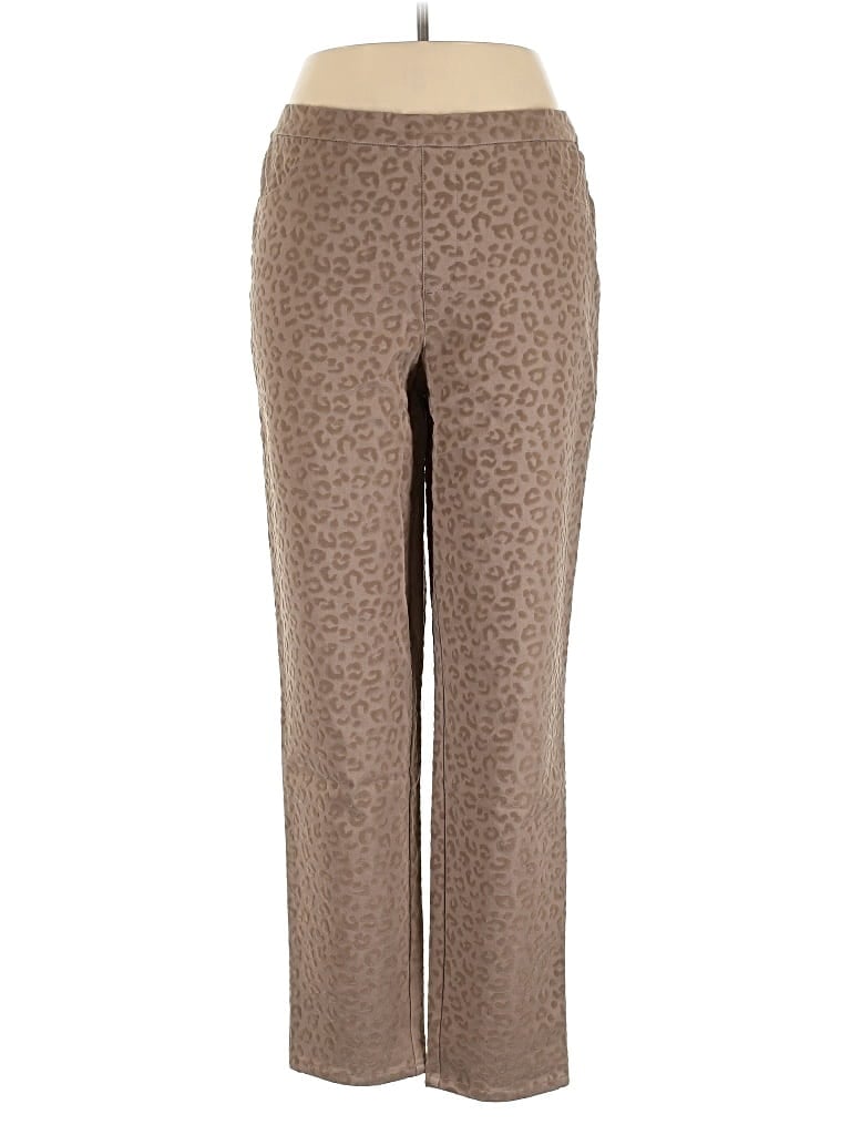 Pre-owned Isaac Mizrahi Live Casual Pants In Brown