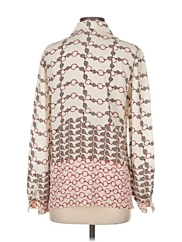 Carlisle Long Sleeve Silk Top (view 2)