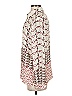 Carlisle 100% Silk Print Ivory Long Sleeve Silk Top Size 4 - photo 5
