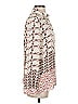 Carlisle 100% Silk Print Ivory Long Sleeve Silk Top Size 4 - photo 4