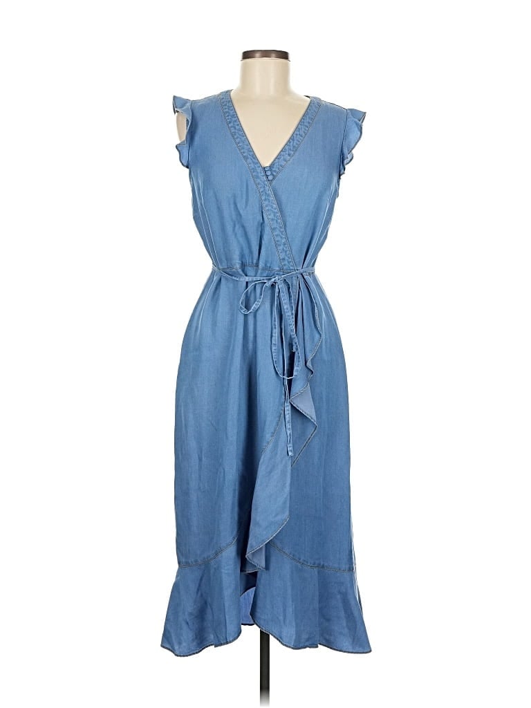 Pre-owned Karl Lagerfeld Casual Dress In Blue