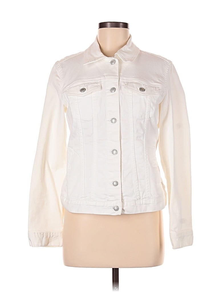 Pre-owned Gas Jeans Jacket In White