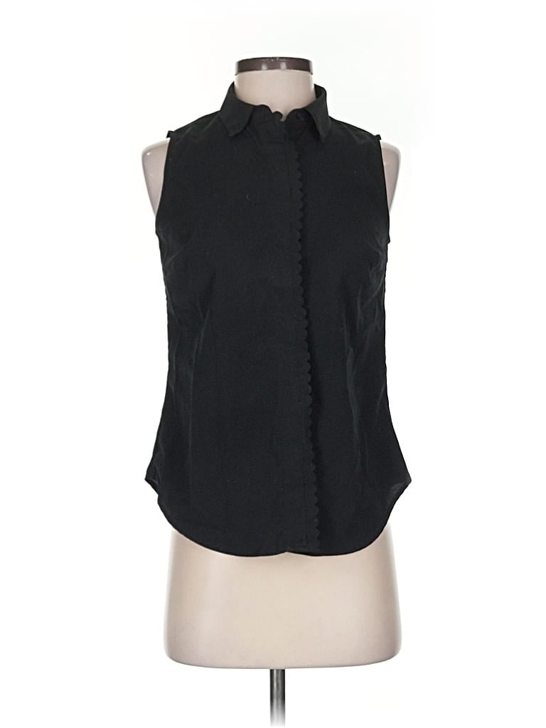 Pre-owned Ann Taylor Vest In Black
