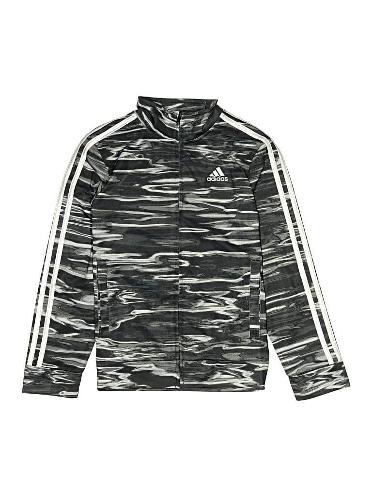 Pre-owned Adidas Originals Kids' Track Jacket In Gray