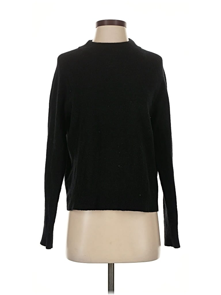 Pre-owned Athleta Turtleneck Sweater In Black