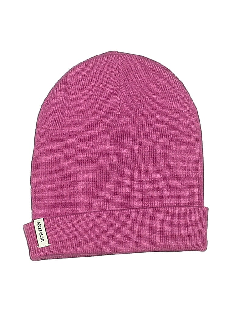 Pre-owned Burton Beanie Hat In Pink