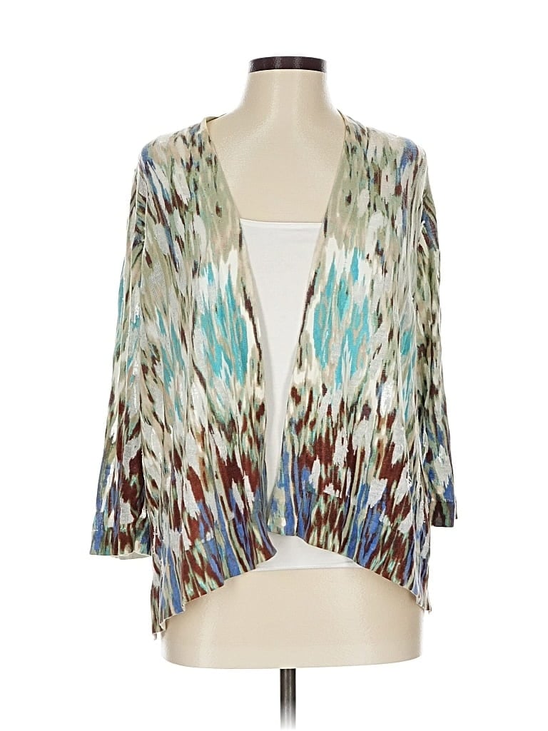 Pre-owned Chico's Cardigan Sweater In Blue