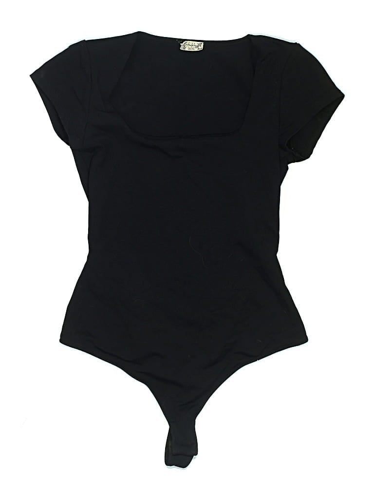 Pre-owned Intimately By Free People Bodysuit In Black