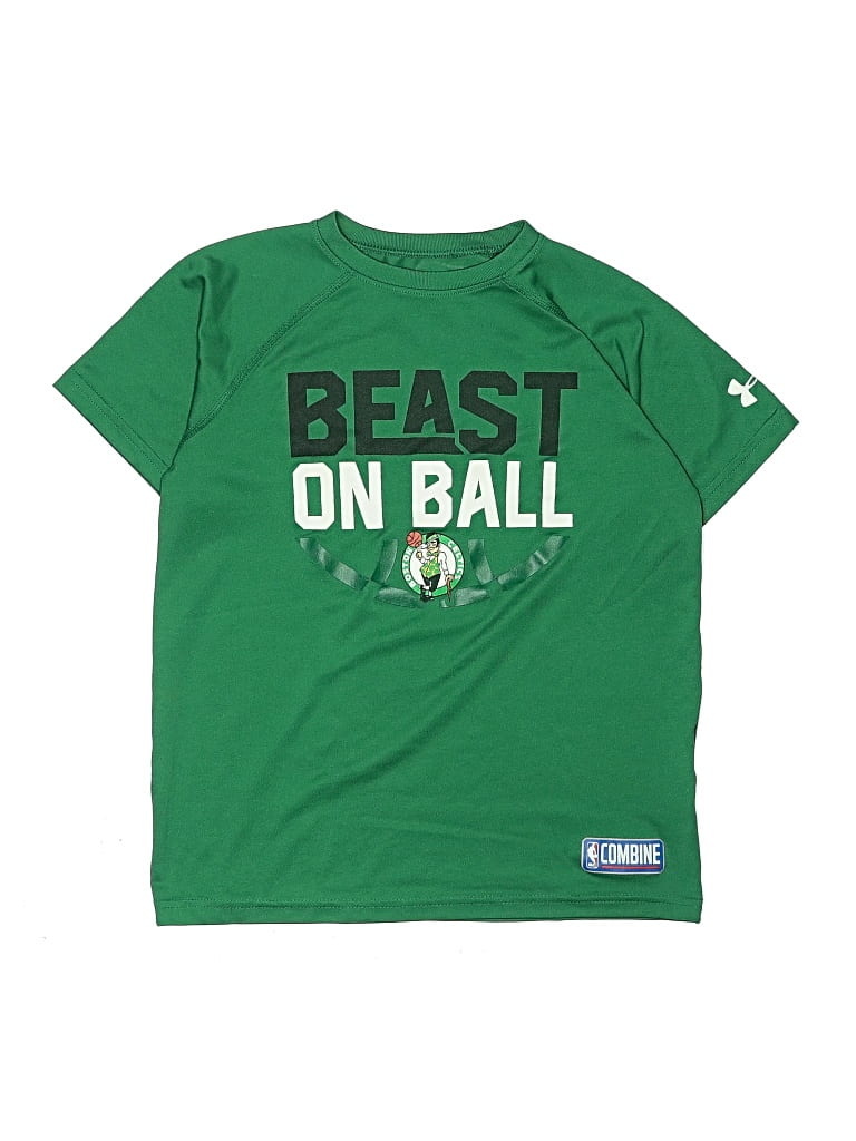 Pre-owned Under Armour Kids' Short Sleeve T-shirt In Green