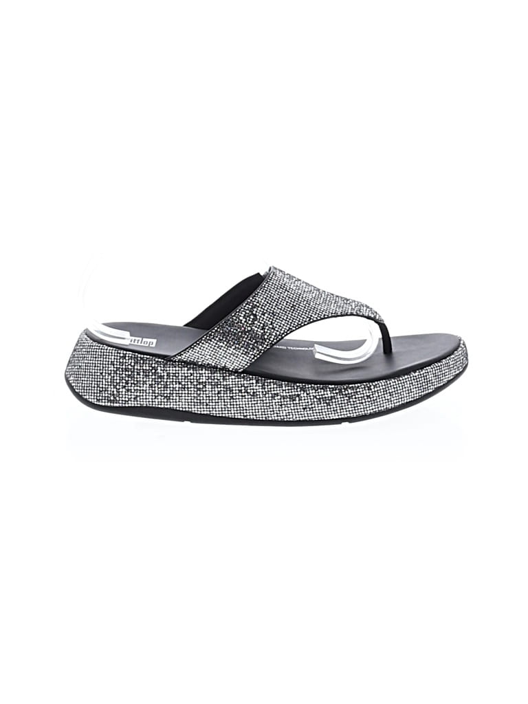 Pre-owned Fitflop Sandals In Silver