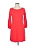 Boden Solid Red Orange Casual Dress Size 8 - photo 1