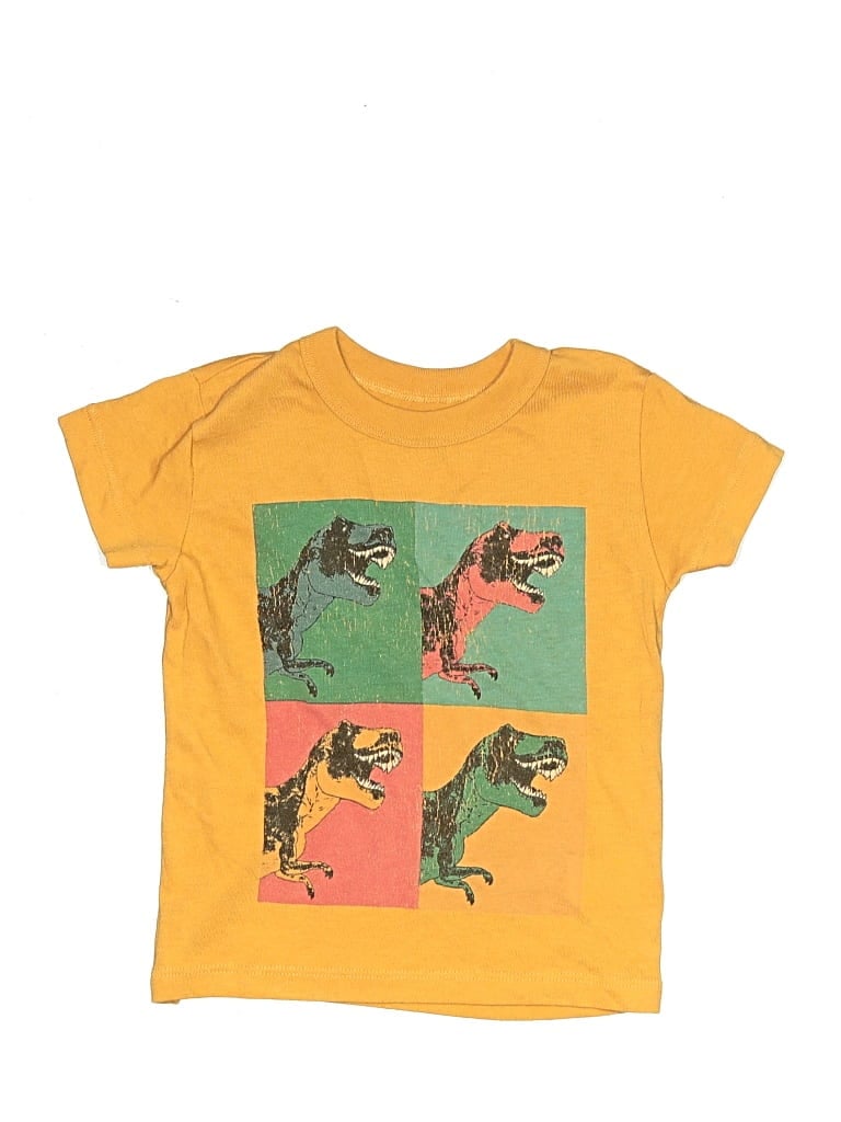 Pre-owned Chaser Kids' Short Sleeve T-shirt In Yellow