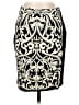 J. McLaughlin Graphic Ivory Formal Skirt Size 0 - photo 1