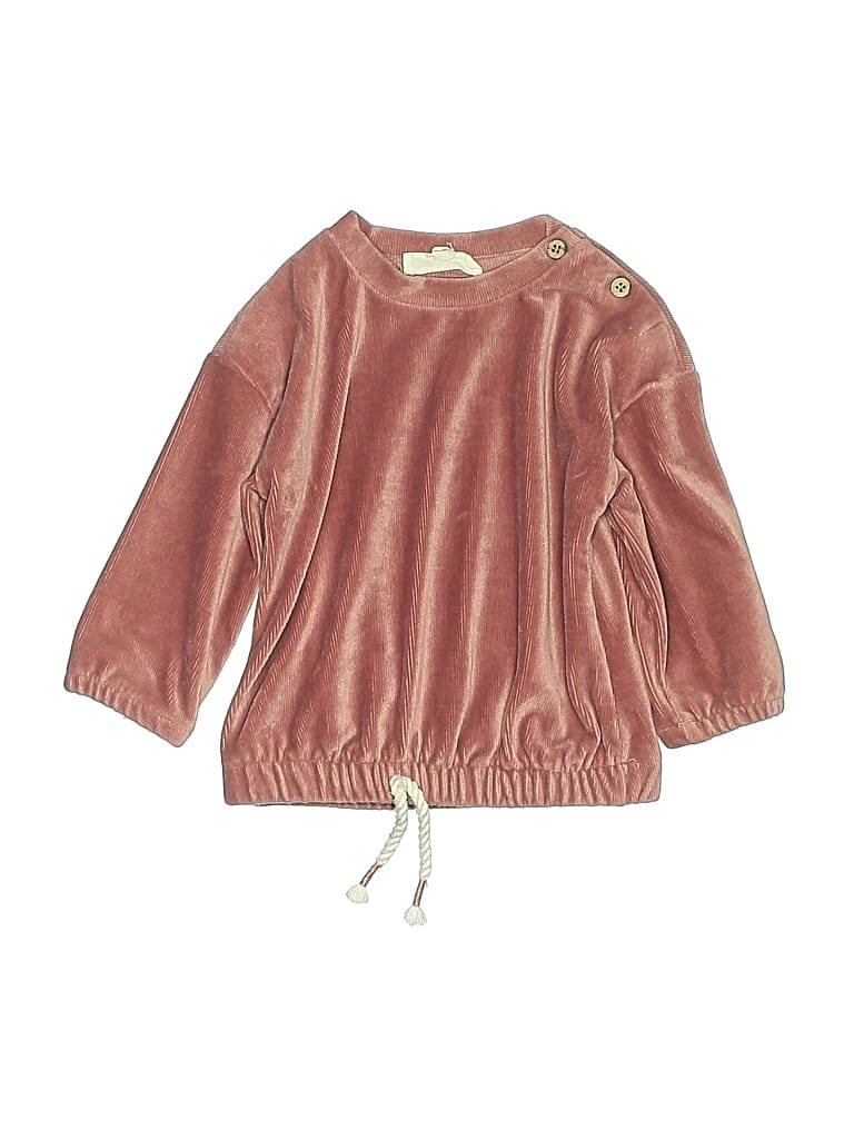 Pre-owned Jessica Simpson Babies' Pullover Sweater In Burgundy