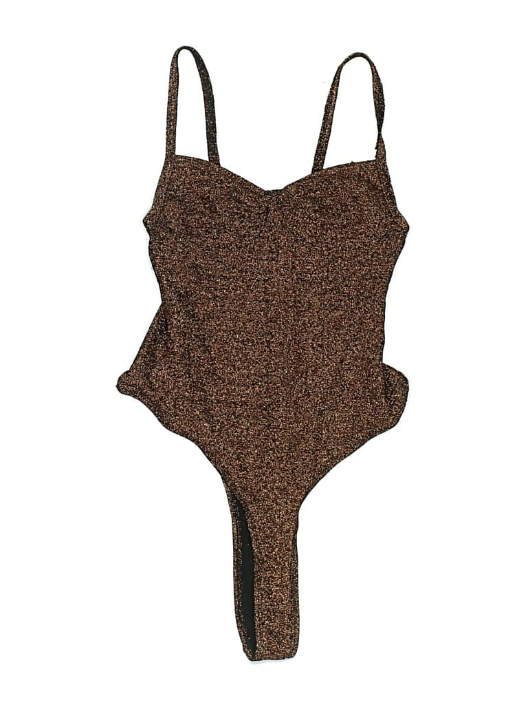 Pre-owned Motel Bodysuit In Brown