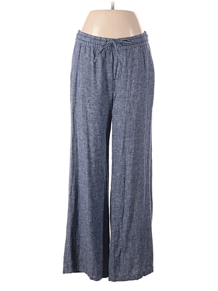 Pre-owned Old Navy Linen Pants In Blue