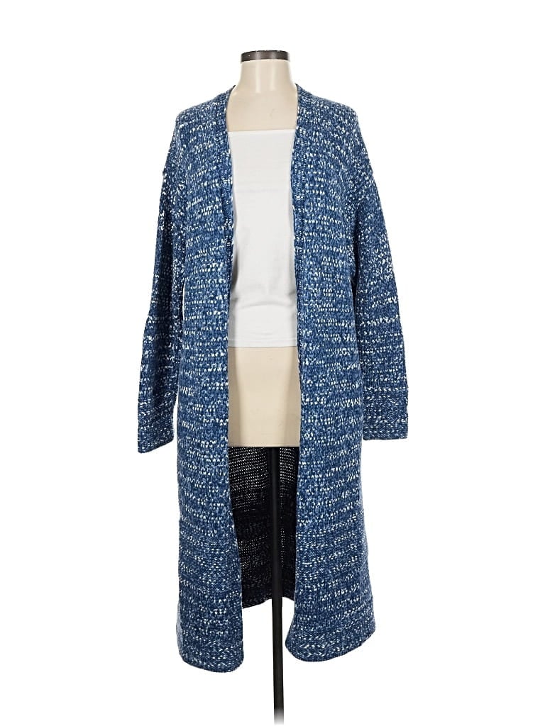 Pre-owned Gap Cardigan Sweater In Blue