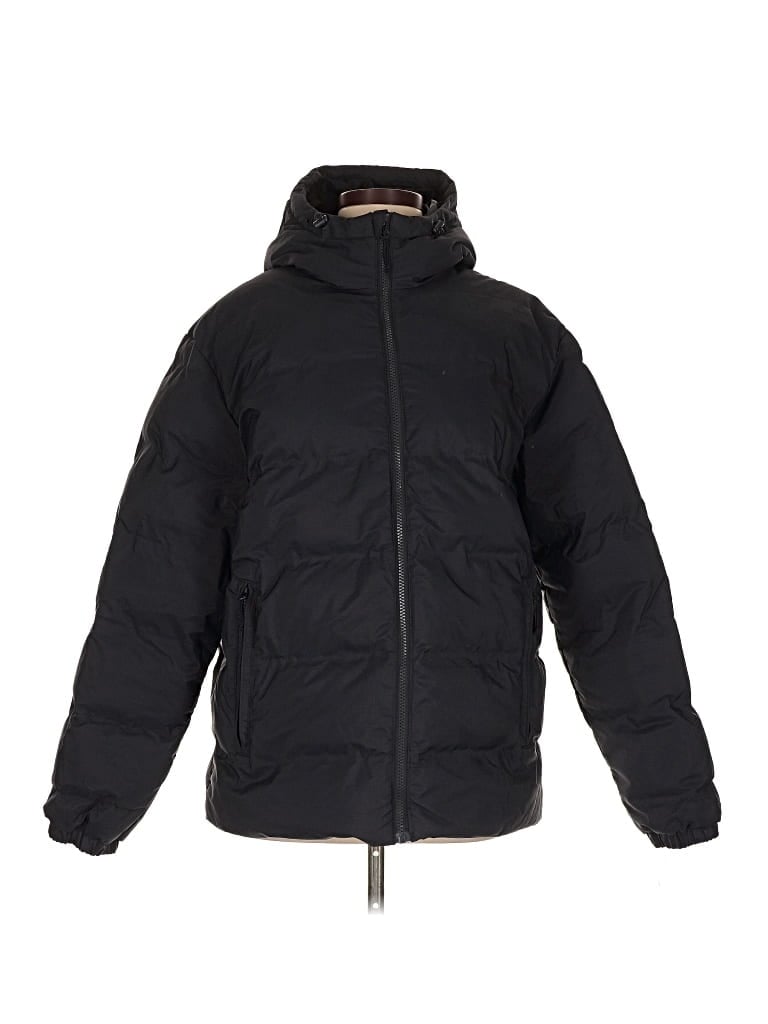 Pre-owned H&m Snow Jacket In Black