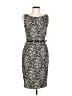 Max Mara Animal Print Gray Cocktail Dress Size 10 - photo 1