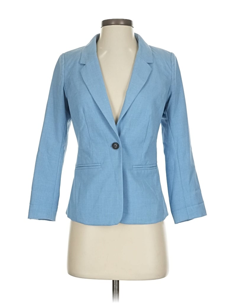 Pre-owned Kensie Blazer Jacket In Blue