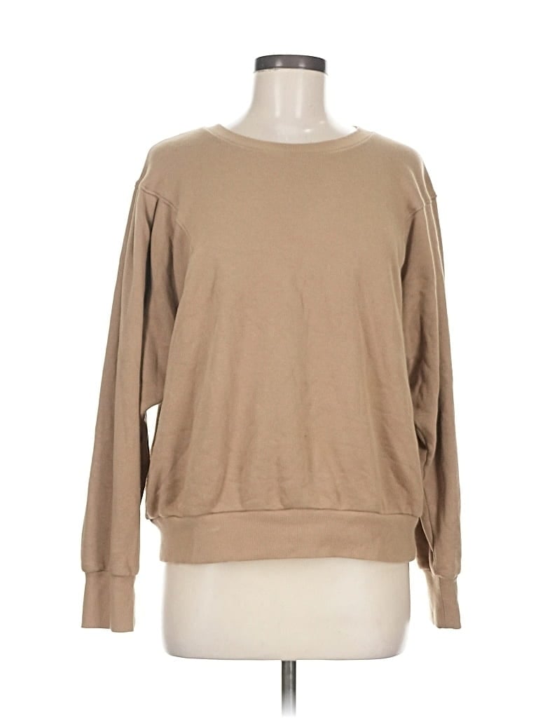 Pre-owned Lna Sweatshirt In Brown
