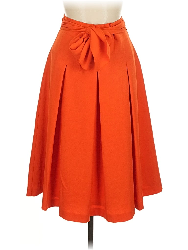 Pre-owned Ann Taylor Formal Skirt In Orange