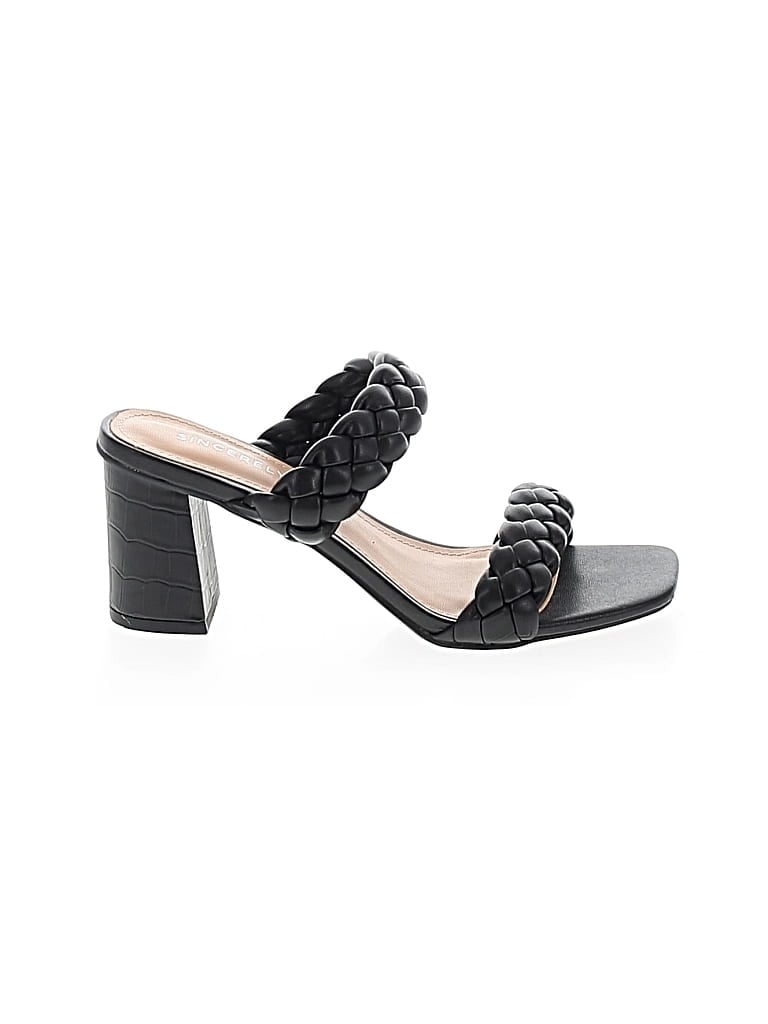 Pre-owned Sincerely Jules Sandals In Black