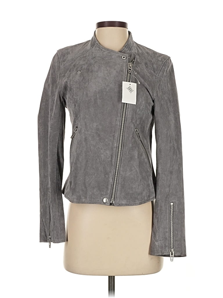 Blanknyc Blank Nyc Leather Jacket In Gray