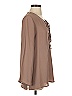 Aum-Couture 100% Polyester Brown 3/4 Sleeve Blouse Size S - photo 4