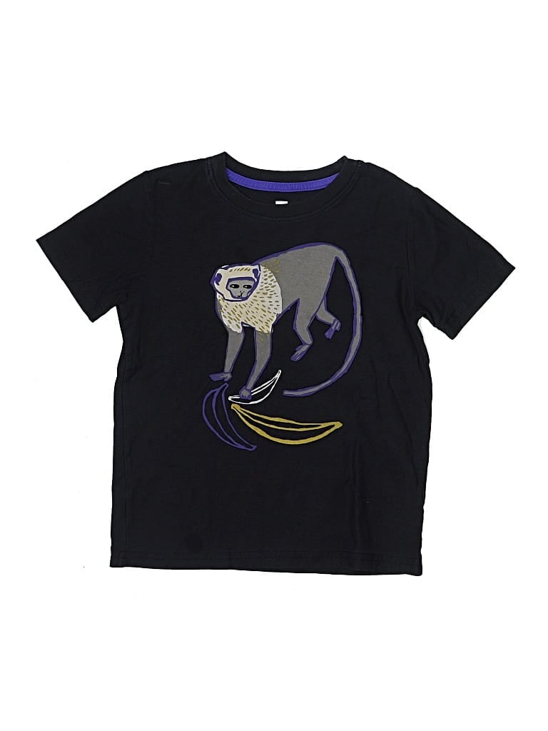 Pre-owned Tea Kids' Short Sleeve T-shirt In Black