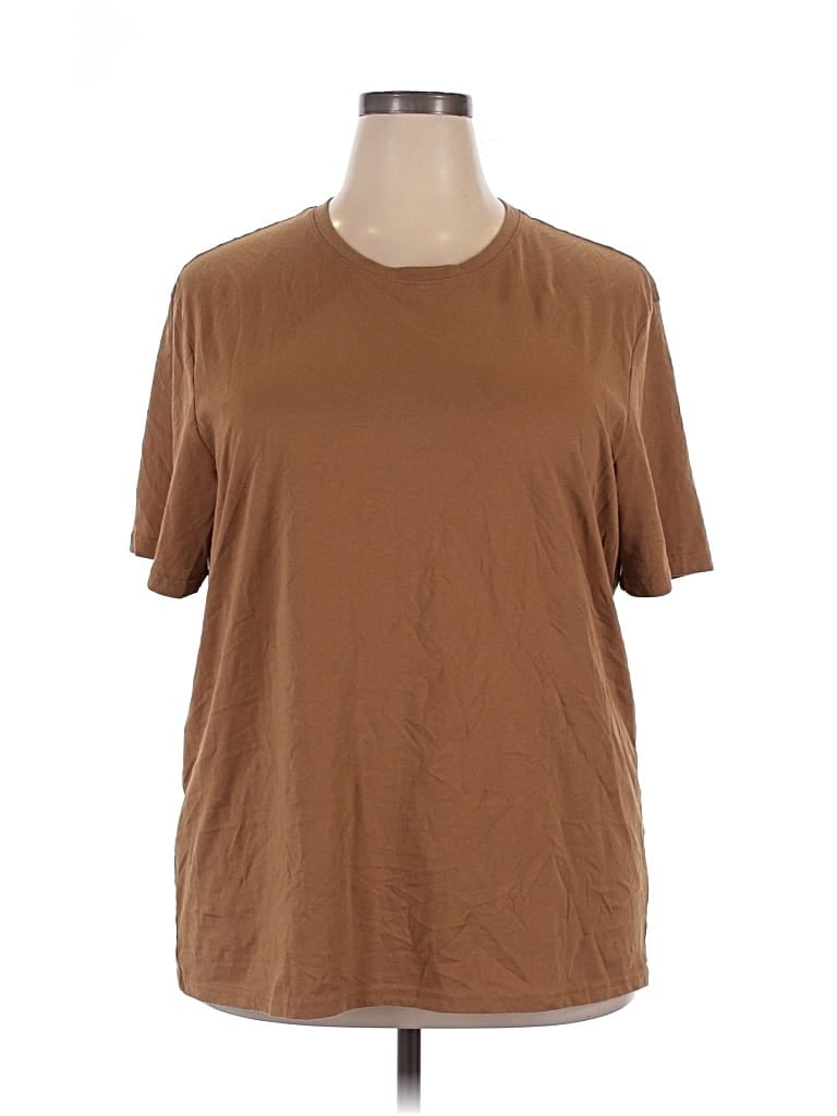 Pre-owned Sonoma Goods For Life Short Sleeve T-shirt In Brown