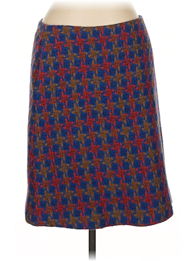Pre-owned Boden Wool Skirt In Blue