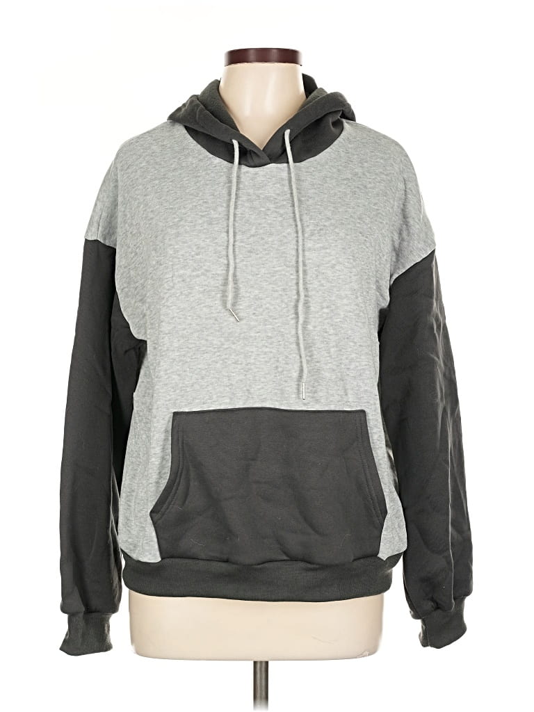 Pre-owned Shein Sweatshirt In Gray