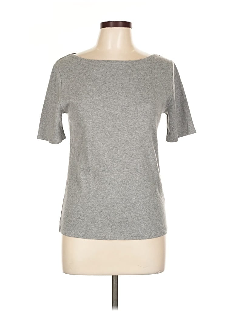 Pre-owned J.crew Factory Store Short Sleeve T-shirt In Gray