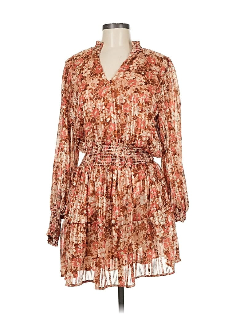 Pre-owned Gibson Look Casual Dress In Brown