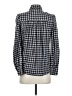 Rails Checkered-gingham Black Long Sleeve Blouse Size S - photo 2