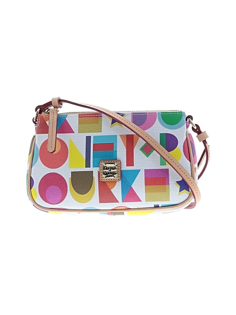 Pre-owned Dooney & Bourke Leather Crossbody Bag In Orange