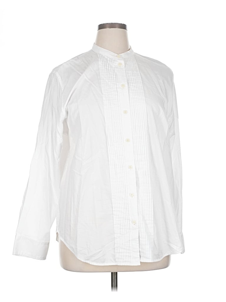 Click to view more detailed imagery on our partner's website Pre-owned Everlane Long Sleeve Button Down Shirt In White