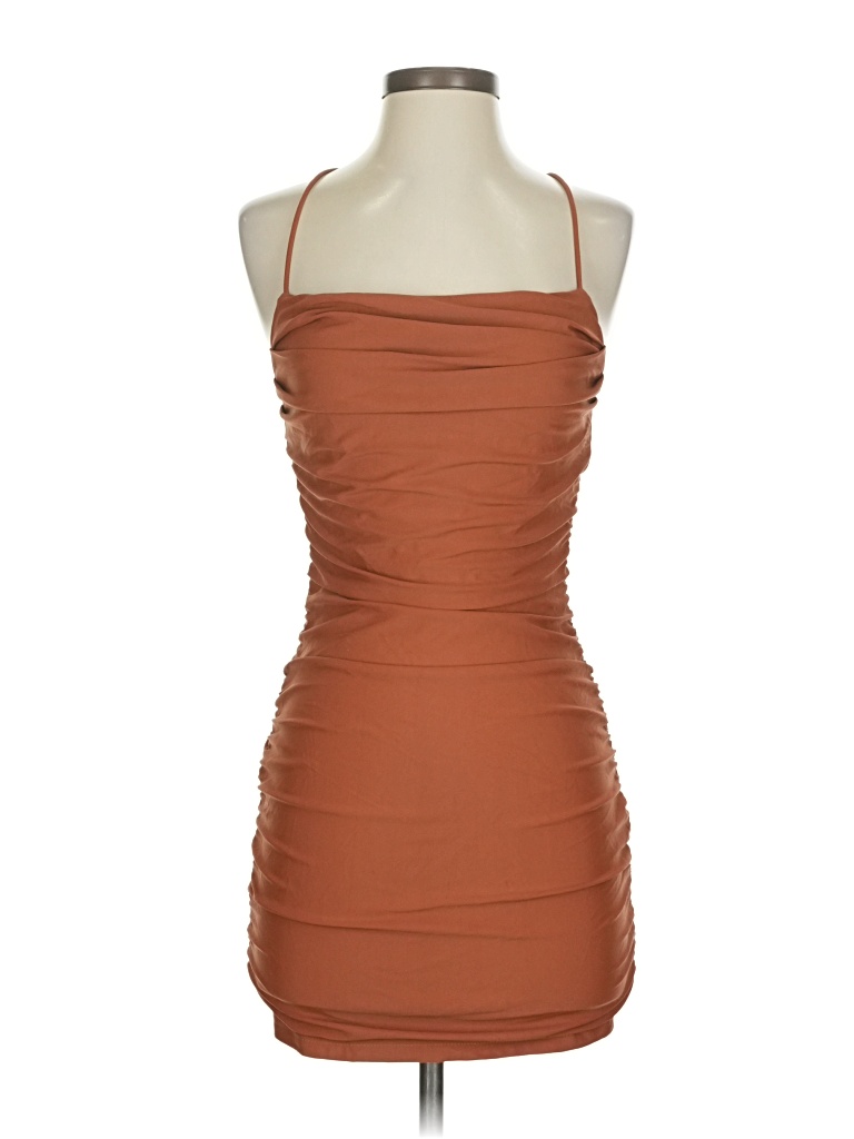 Pre-owned Superdown Cocktail Dress In Brown