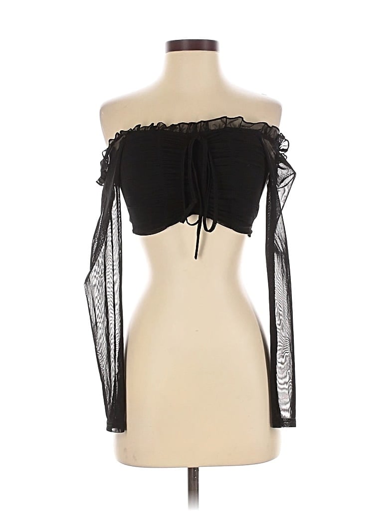 Pre-owned Nasty Gal Inc. Sleeveless Blouse In Black