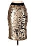 On Twelfth 100% Polyester Metallic Gold Formal Skirt Size M - photo 2