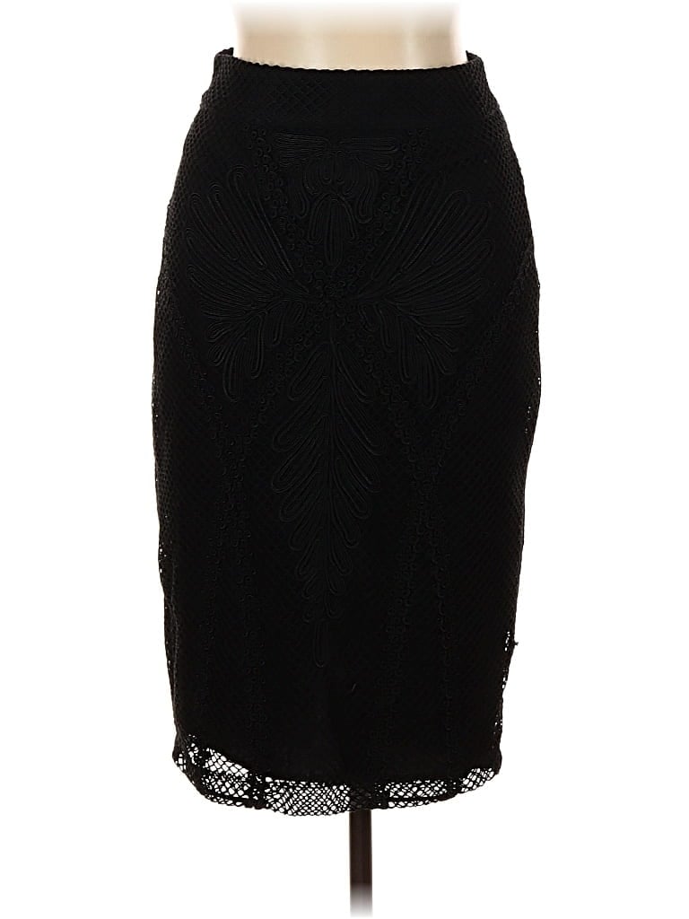 Pre-owned Bebe Formal Skirt In Black