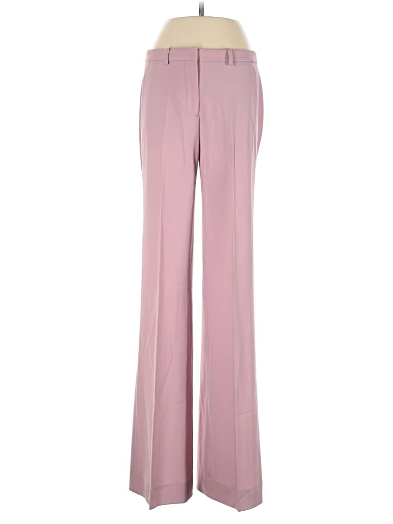 Pre-owned Theory Wool Pants In Pink