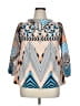 Unbranded Blue 3/4 Sleeve Blouse Size XL - photo 1