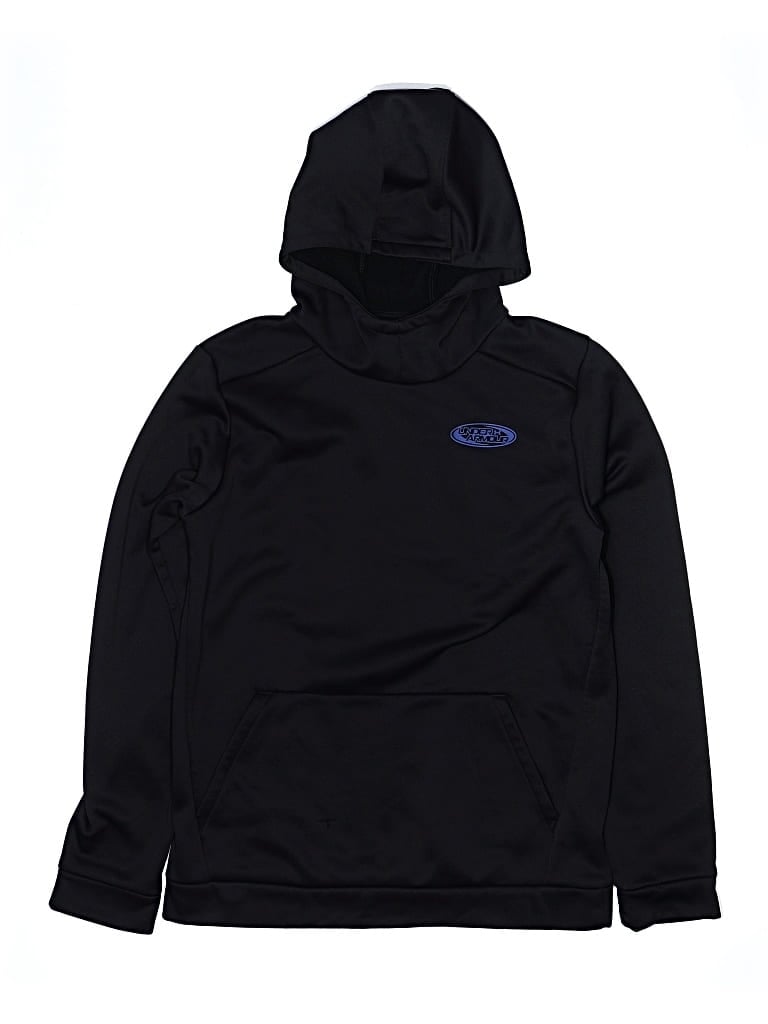 Pre-owned Under Armour Kids' Pullover Hoodie In Black
