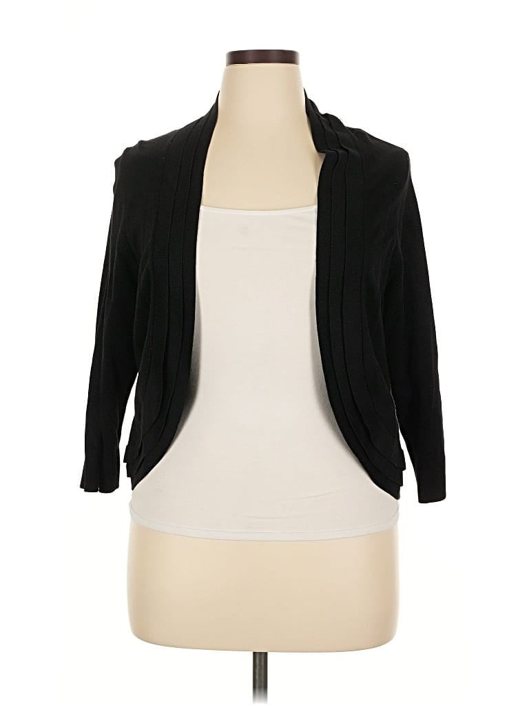 Pre-owned Ronni Nicole Cardigan Sweater In Black