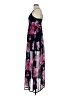 She + Sky 100% Polyester Floral Black Blue Cocktail Dress Size M - photo 5