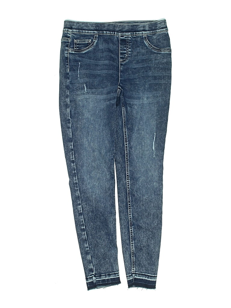 Pre-owned Justice Kids' Jeans In Blue